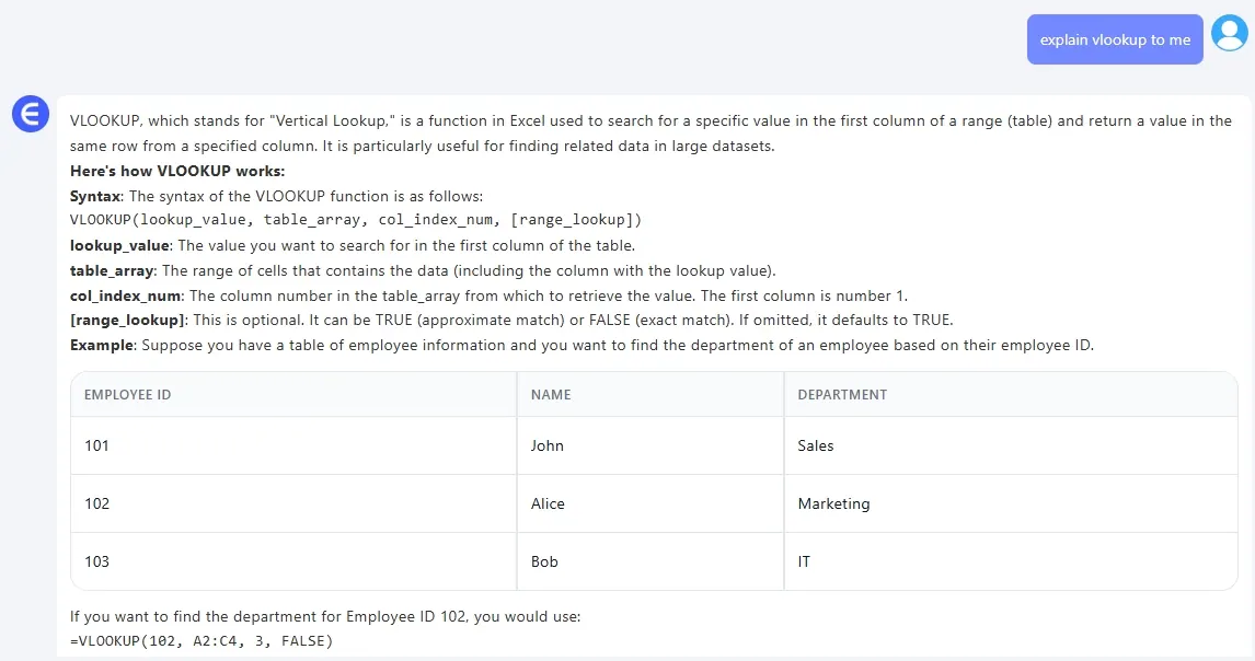 KI-Assistent für Excel