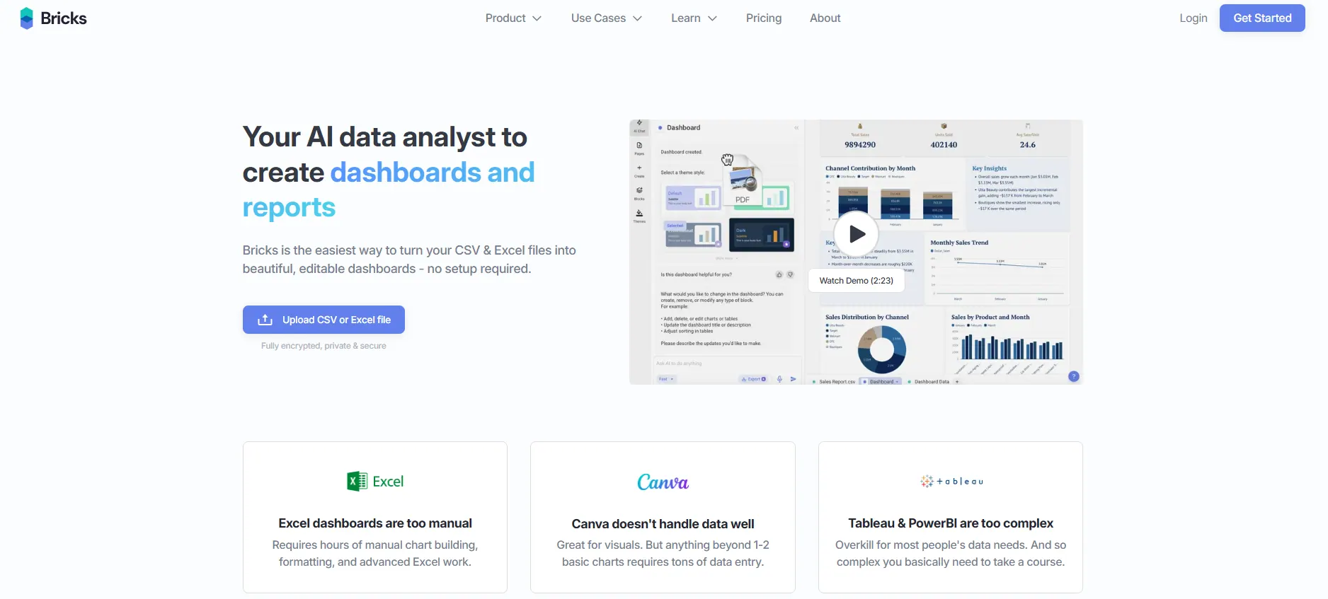 Bricks AI Dashboard Creator