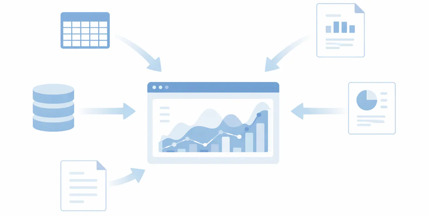 데이터가 여러 소스에 흩어져 있을 때