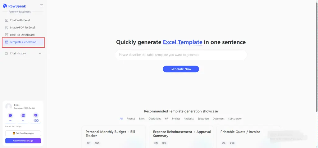 home page