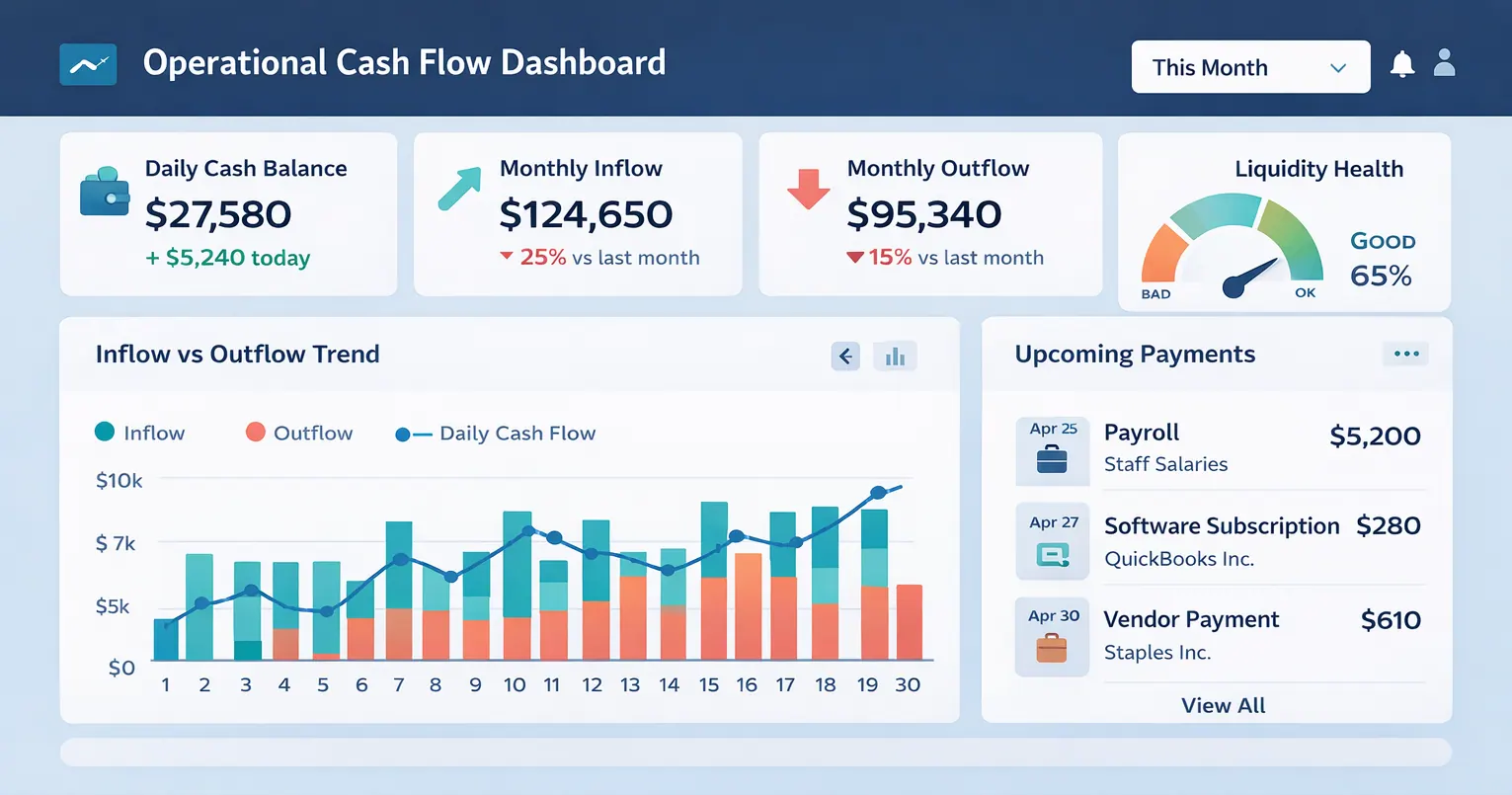 Operational Cash Flow Dashboards
