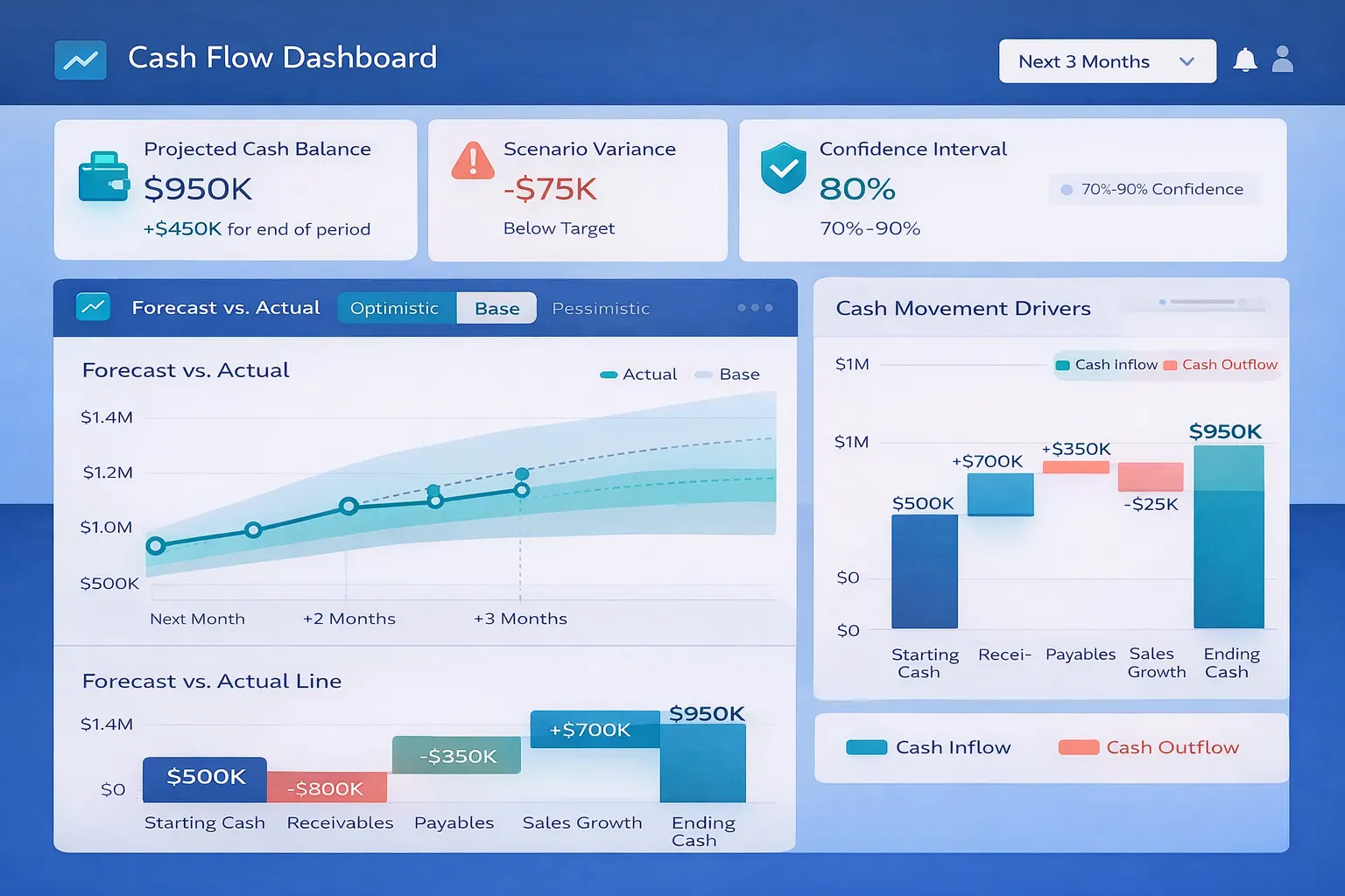 Forecasting and Scenario-Based Dashboards