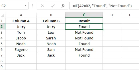 Personnaliser le message en utilisant la fonction IF dans Excel 4