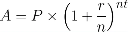 Compound interest formula 1