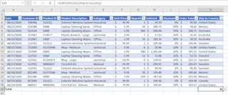 Verwendung der Summenzeilen-Funktion in einer Excel-Tabelle 3