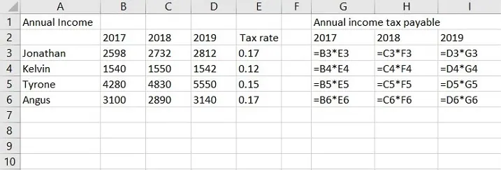 Falsche Formel nach dem Ziehen ohne gemischten Bezug