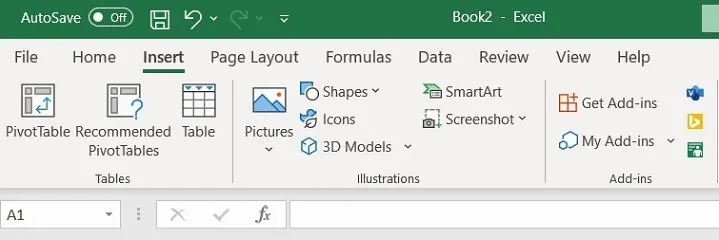 Création d'un Tableau croisé dynamique depuis l'onglet Insertion 2