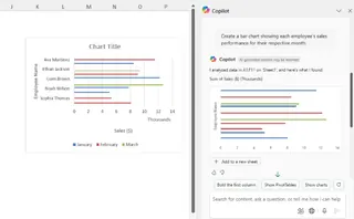Visualizando os dados com o Copilot no Excel 5