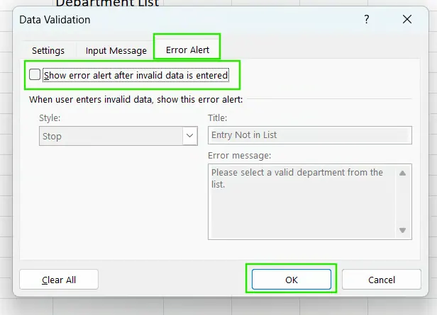 How to allow other entries and manual input in Excel drop-down lists. 21