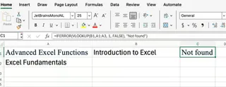 Excel WENNFEHLER mit SVERWEIS 2