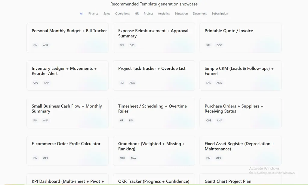 RowSpeak Recommended Template Showcase