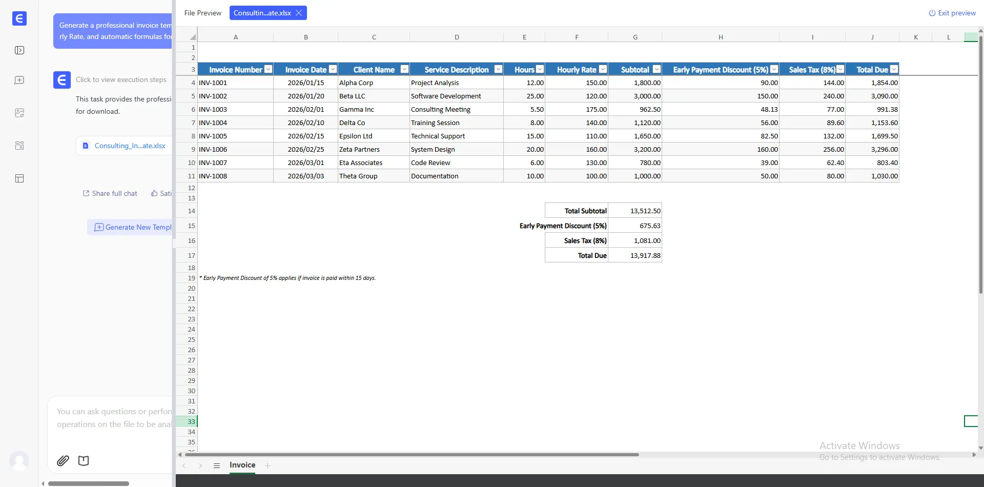 Télécharger le résultat