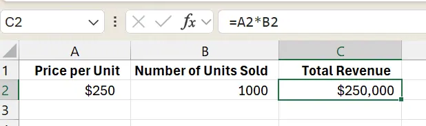 Excel 목표 찾기와 함께 사용된 판매 목표 데이터셋 9