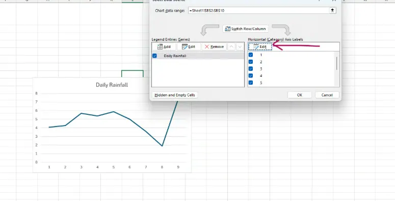 How to Make a Line Graph in Excel 6