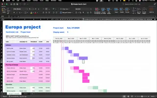 So erstellen Sie eine Gantt-Diagramm-Vorlage in Excel 11
