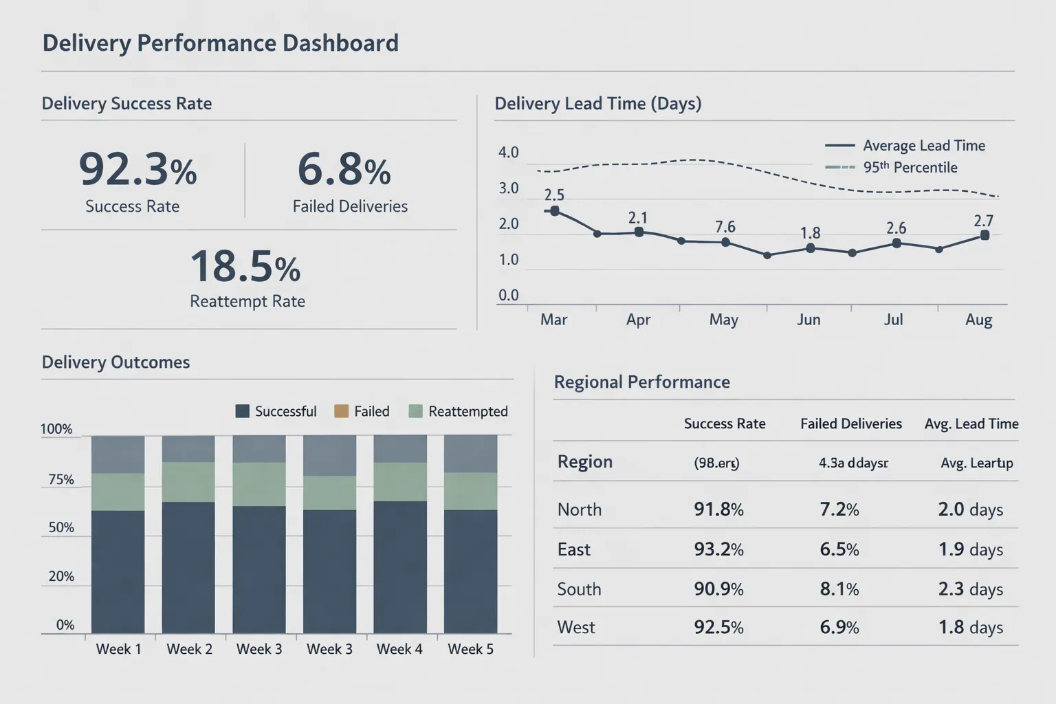Delivery Performance Dashboard