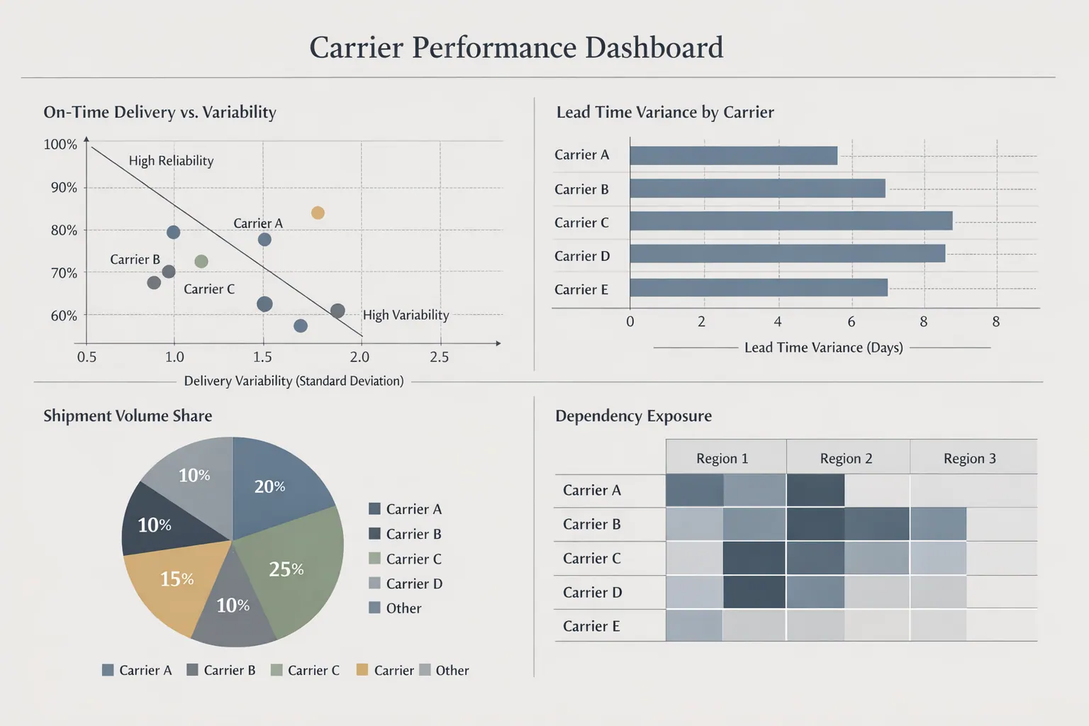 Carrier Performance Dashboard