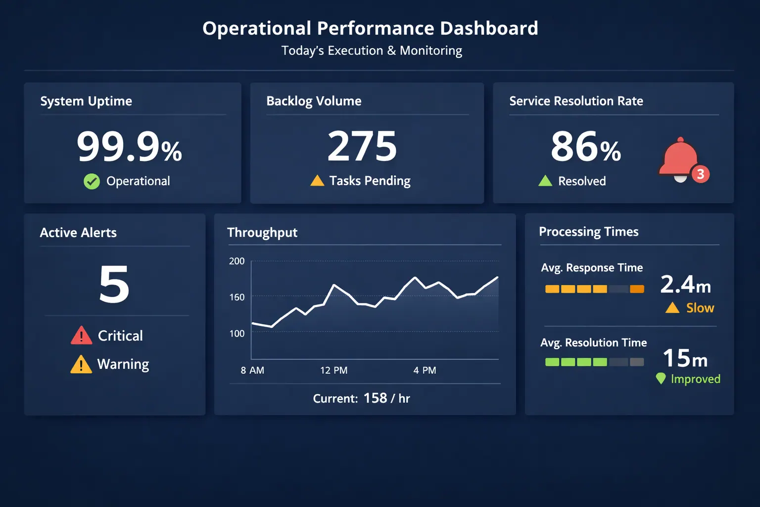 Operational Performance Dashboards