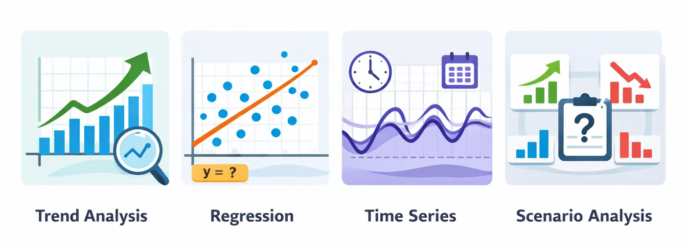 Different predictive analytics models are employed in predictive analytics.