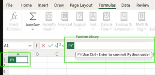Vérifier l'environnement Python dans Excel. 2