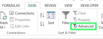 고급 필터 버튼 9