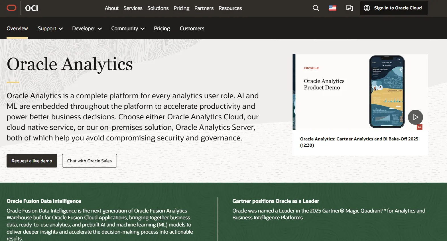 Oracle Analytics