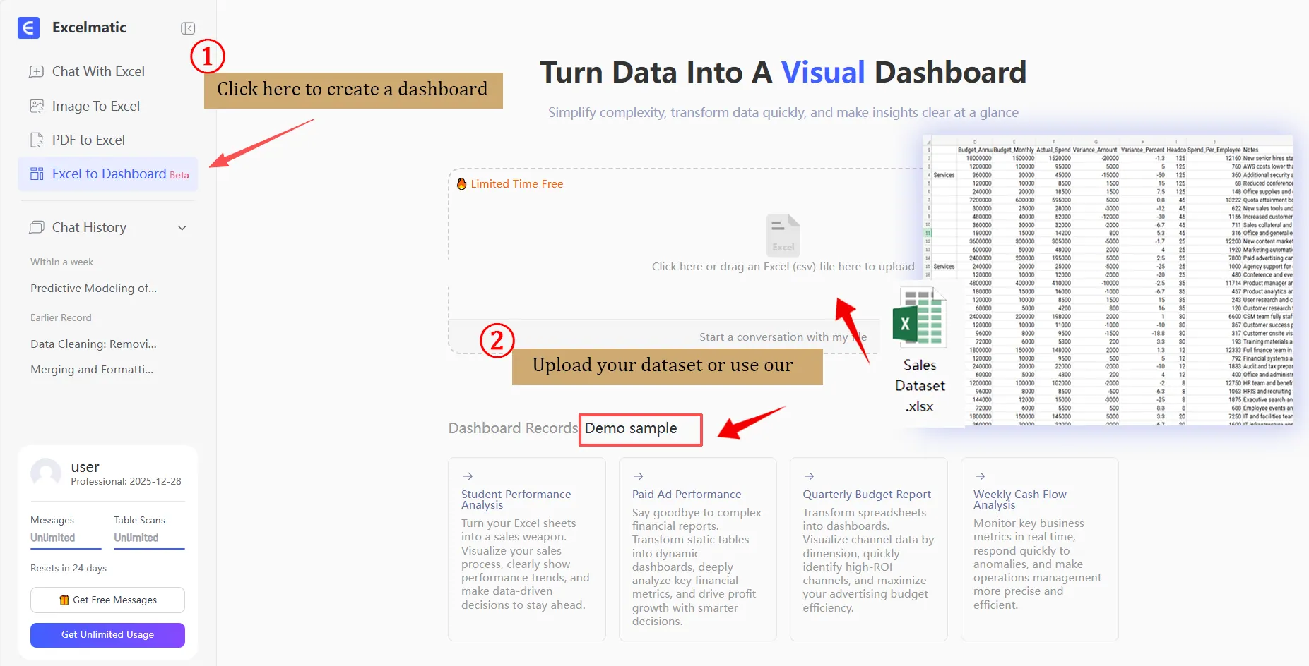 Connectez vos données