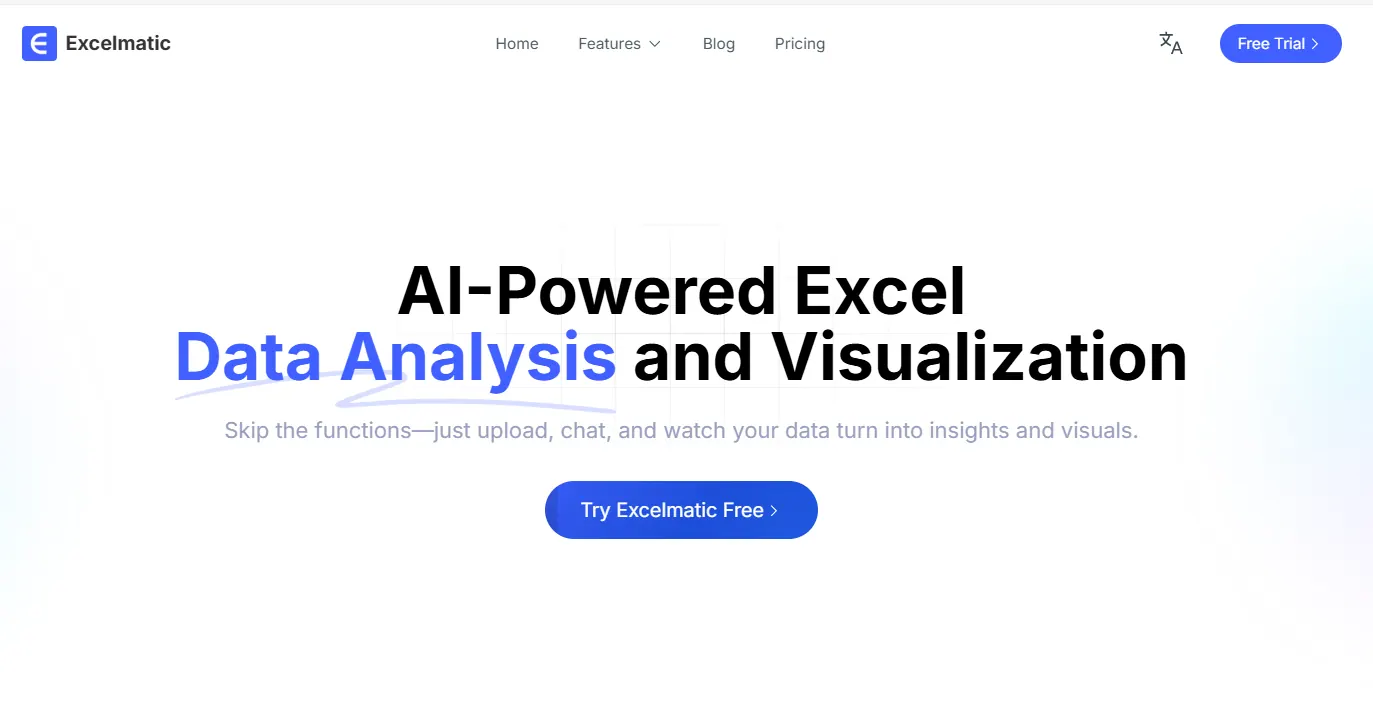 Excelmatic-Predictive Analytics Platform-1