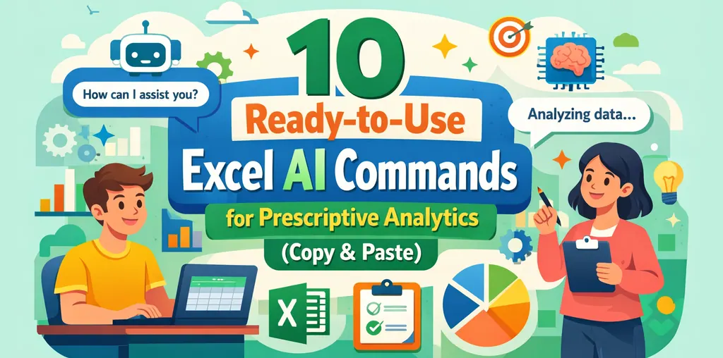 10 Ready-to-Use Excel AI Commands for Prescriptive Analytics (Copy & Paste)