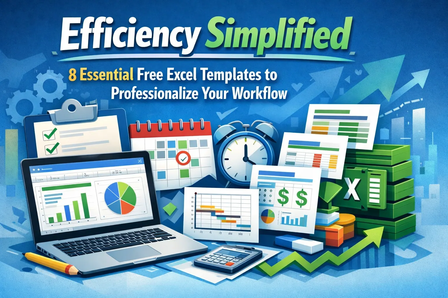 Efficiency Simplified: 8 Essential Free Excel Templates to Professionalize Your Workflow