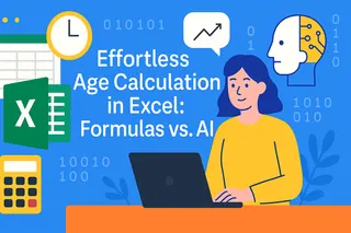Cálculo de edad sin esfuerzo en Excel: Fórmulas vs. IA Cálculo de edad sin esfuerzo en Excel: Fórmulas vs. IA
