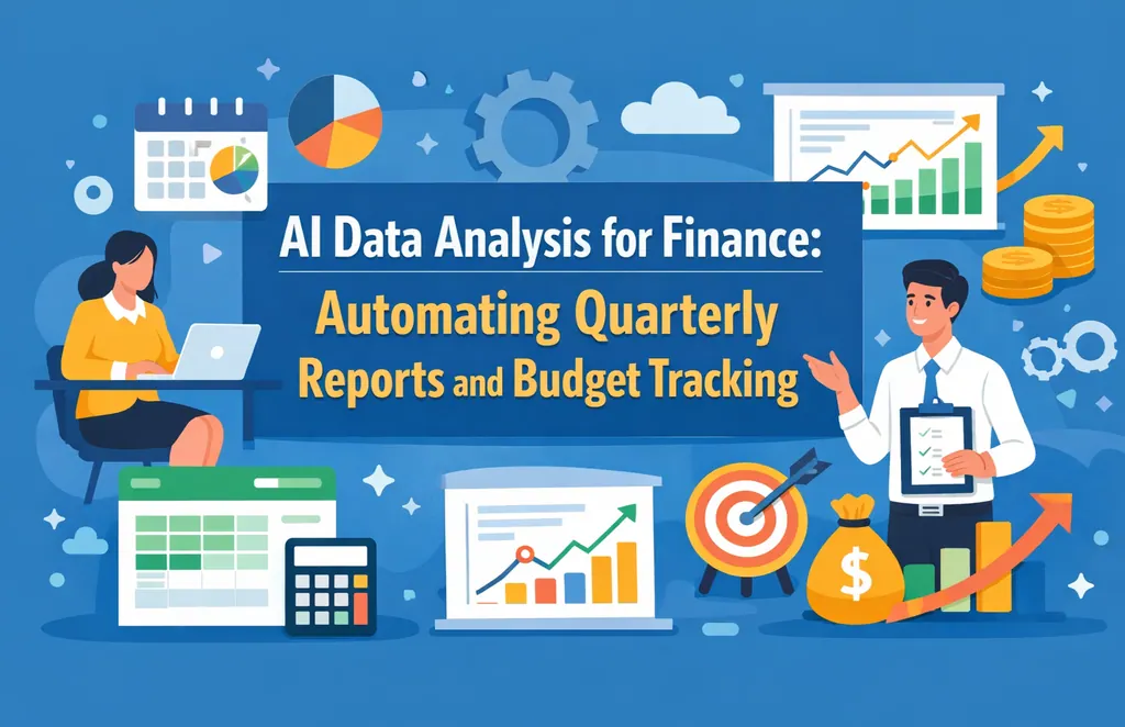 金融向けAIデータ分析:四半期レポートと予算追跡の自動化 金融向けAIデータ分析:四半期レポートと予算追跡の自動化