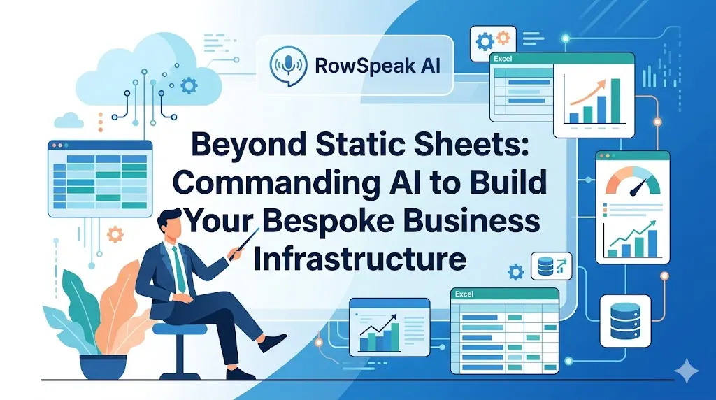 Beyond Static Sheets: Commanding AI to Build Your Bespoke Business Infrastructure