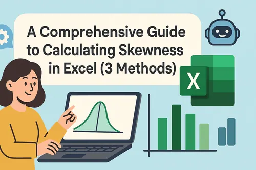 Excel에서 왜도 계산하기: 3가지 방법 완벽 가이드