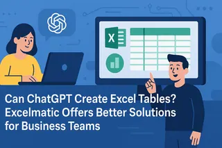 ChatGPT peut-il créer des tableaux Excel ? RowSpeak propose de meilleures solutions pour les équipes commerciales