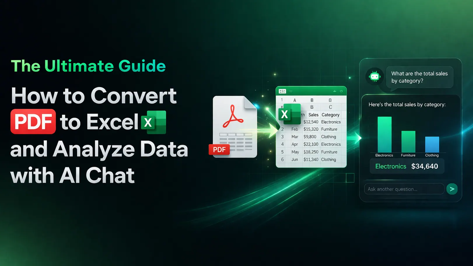 The Ultimate Guide: How to Convert PDF to Excel and Analyze Data with AI Chat