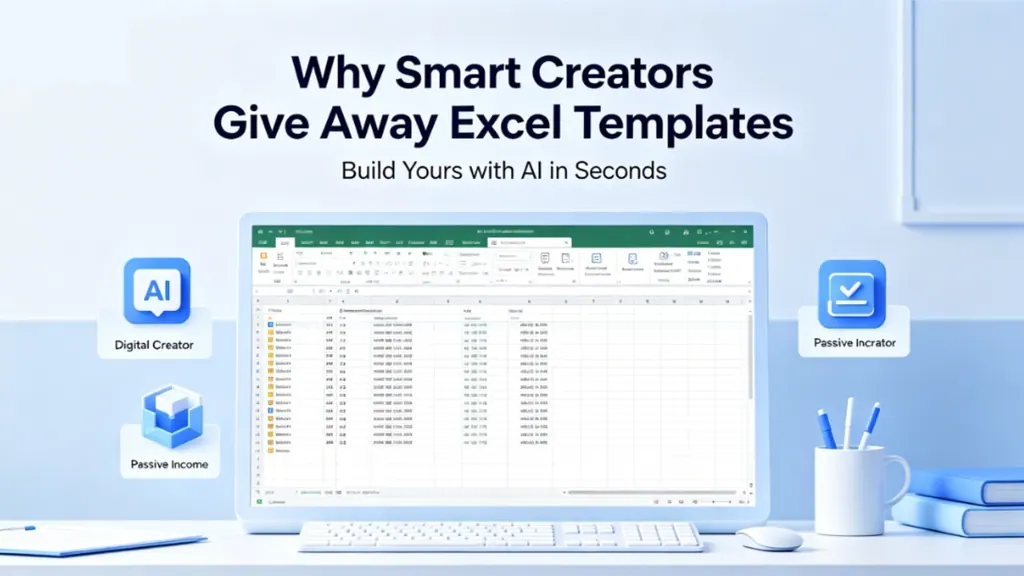 Pourquoi les créateurs avisés partagent leurs modèles Excel gratuitement (et comment créer le vôtre avec l'IA en quelques secondes)