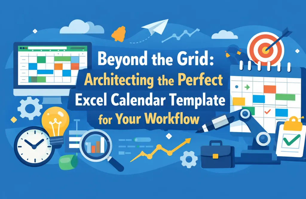 Más allá de la cuadrícula: Diseñando la plantilla de calendario perfecta en Excel para tu flujo de trabajo