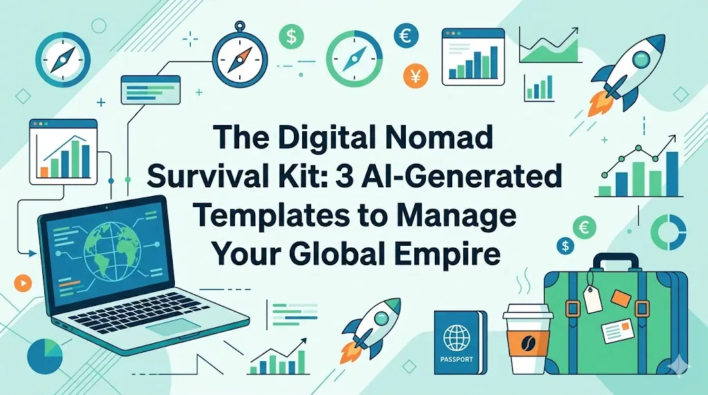 The Digital Nomad Survival Kit: 3 AI-Generated Templates to Manage Your Global Empire