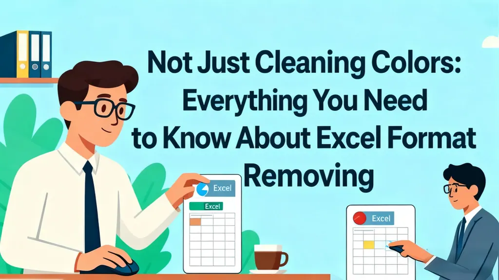 No solo limpiar colores: Todo lo que necesitas saber sobre la eliminación de formatos en Excel