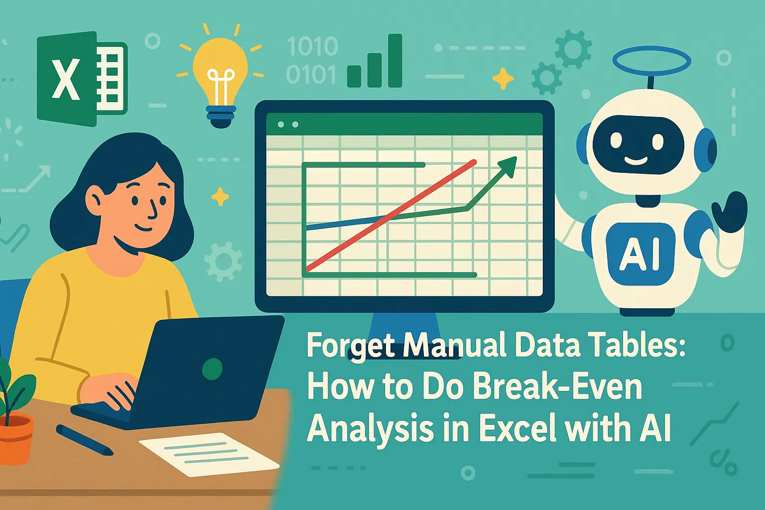 Forget Manual Data Tables: How to Do Break-Even Analysis in Excel with AI