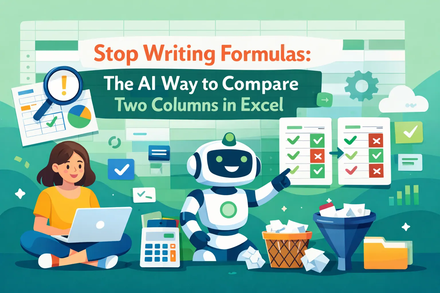 Stop Writing Formulas: The AI Way to Compare Two Columns in Excel
