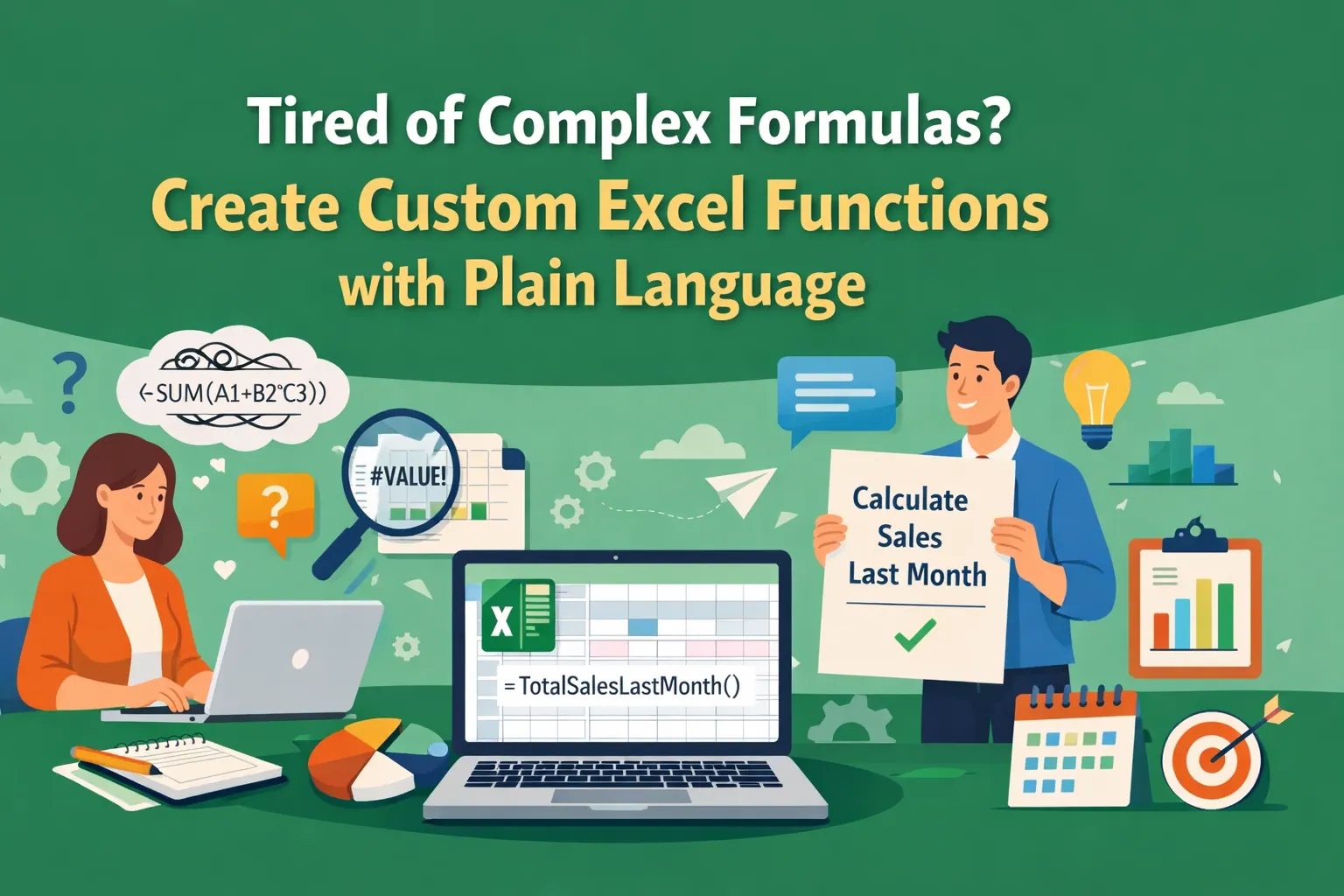 Tired of Complex Formulas? Create Custom Excel Functions with Plain Language