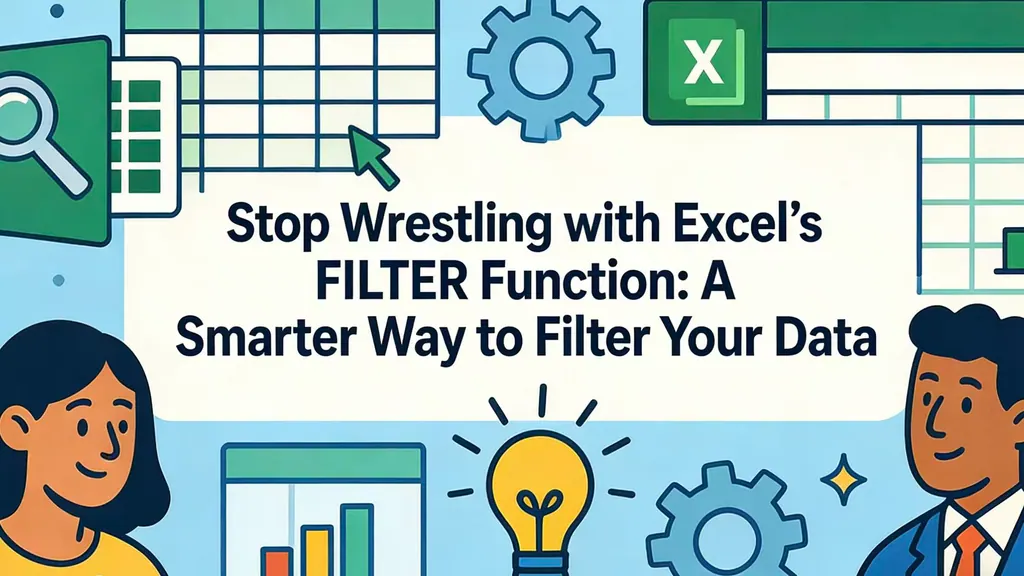 Deja de luchar con la función FILTER de Excel: una forma más inteligente de filtrar tus datos