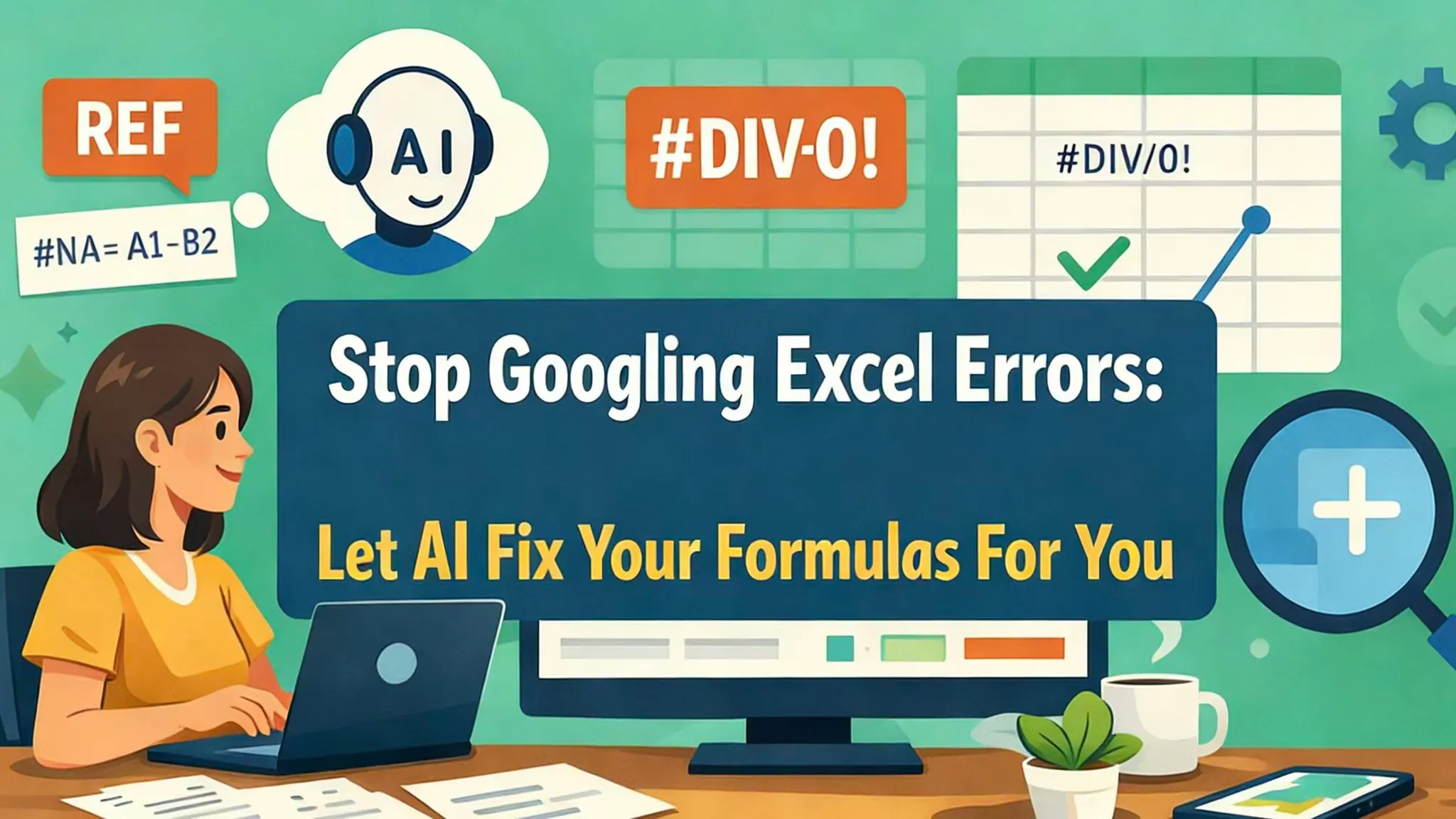 Stop Googling Excel Errors: Let AI Fix Your Formulas For You