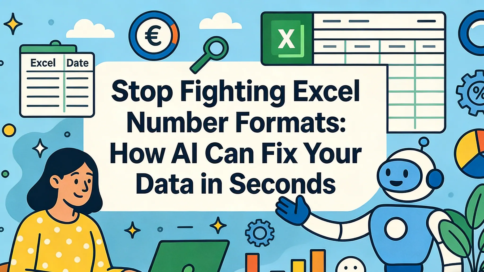 Pare de Lutar com Formatos de Números no Excel: Como a IA Pode Corrigir Seus Dados em Segundos