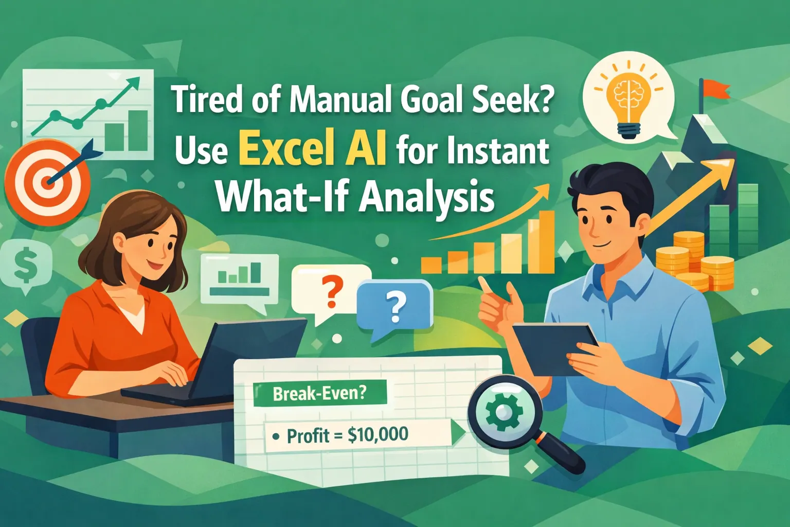 Tired of Manual Goal Seek? Use Excel AI for Instant What-If Analysis