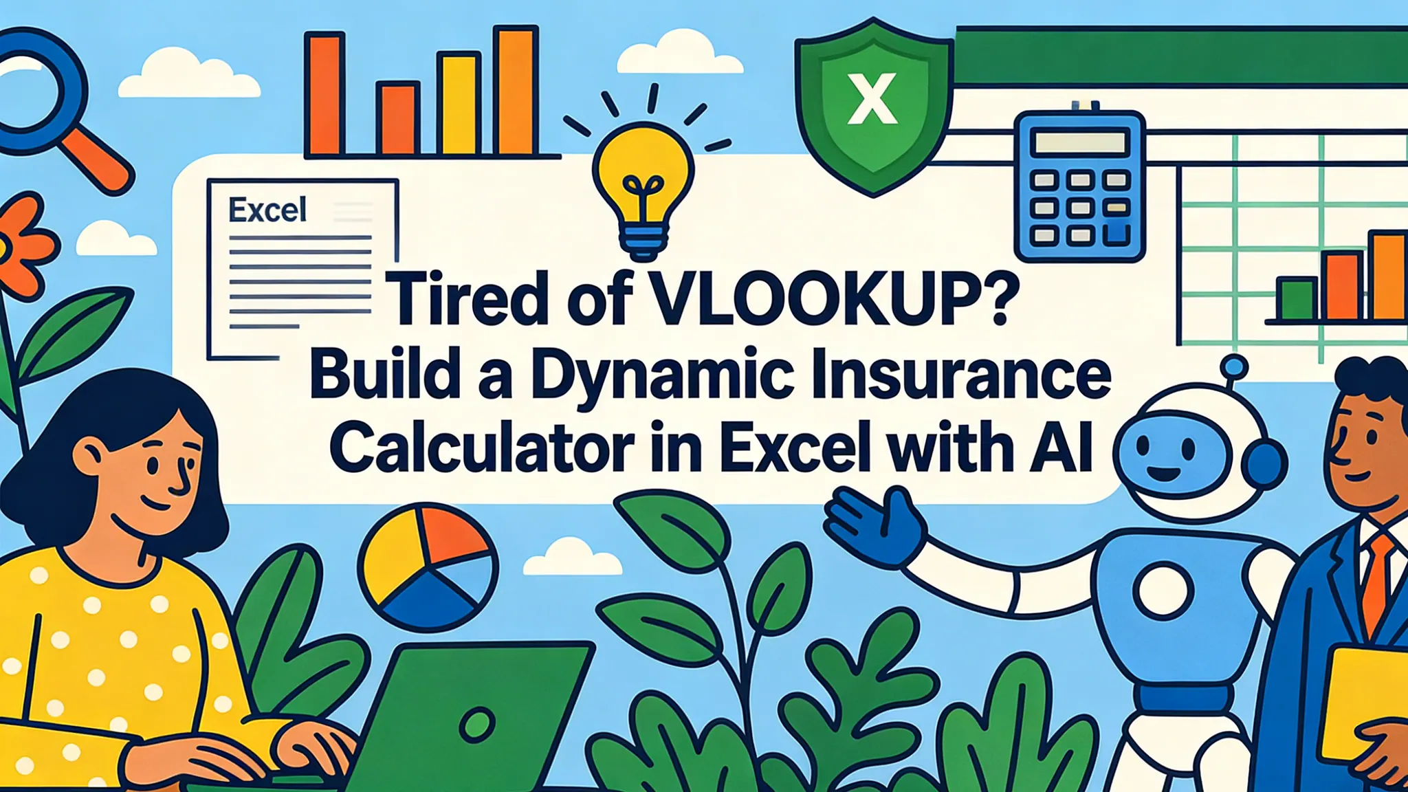 Tired of VLOOKUP? Build a Dynamic Insurance Calculator in Excel with AI