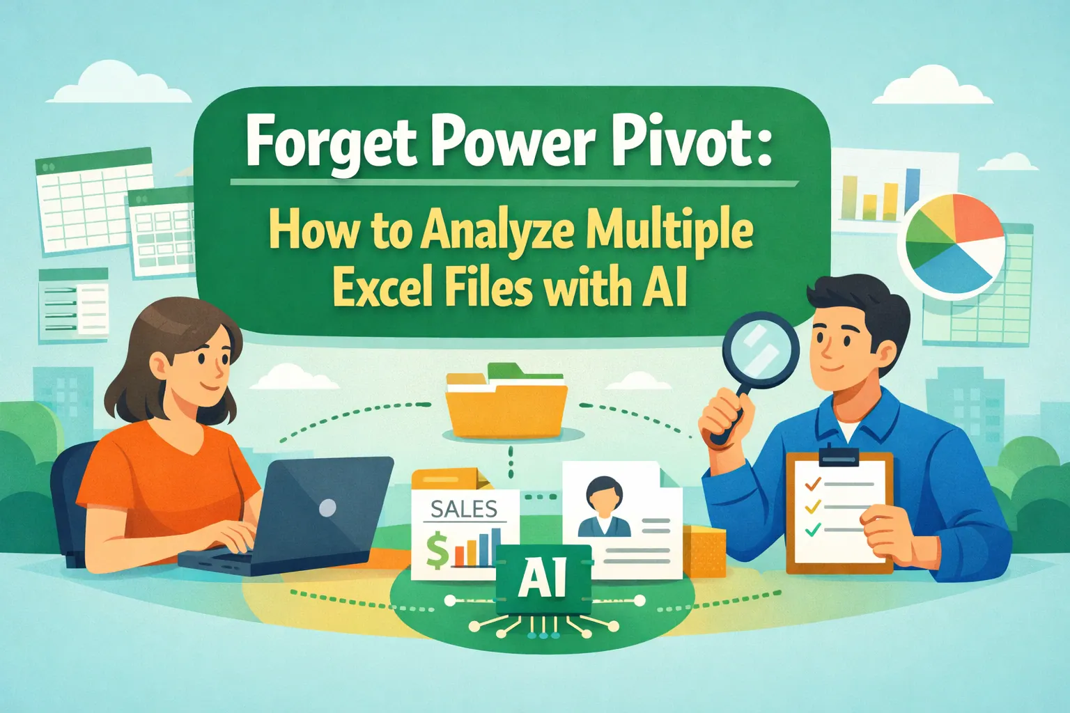 Forget Power Pivot: How to Analyze Multiple Excel Files with AI