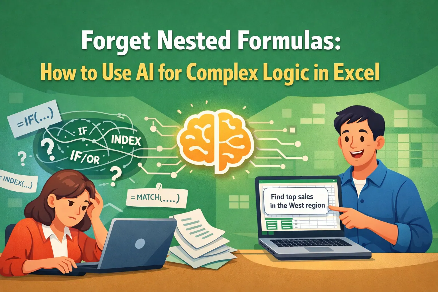 Vergessen Sie verschachtelte Formeln: So nutzen Sie KI für komplexe Logik in Excel